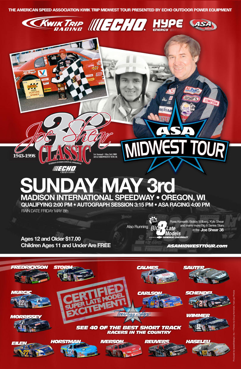 Madison International Speedway Poster automotive wall poster