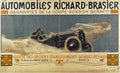 Richard-Brasier Automobile Poster automotive wall poster