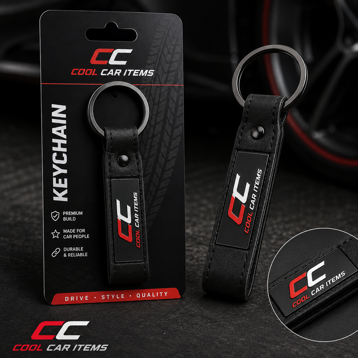 Cool Car Items Keychain