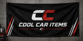 Cool Car Items Garage Banner