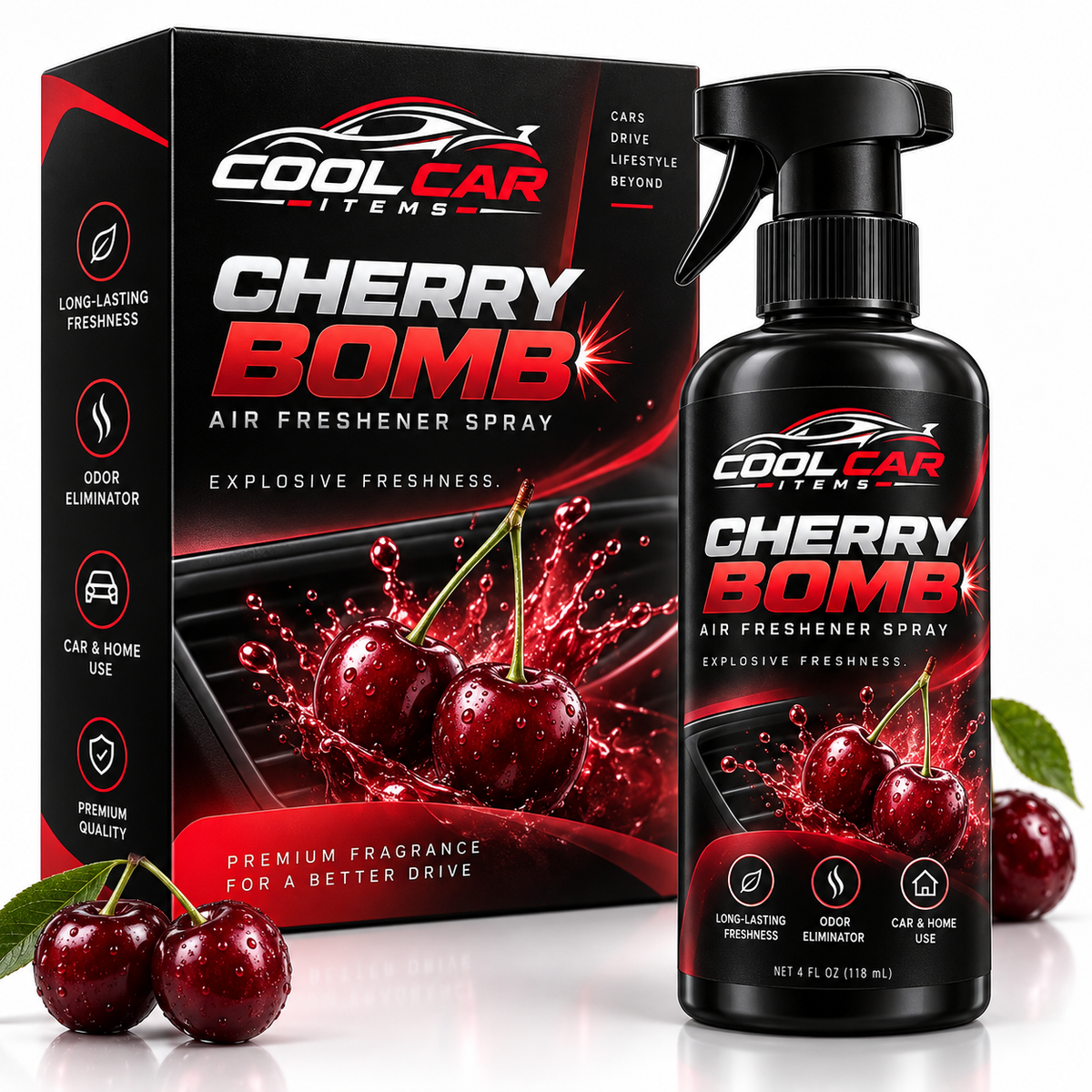 Cherry Bomb Air Freshener Spray