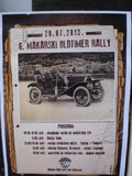 Makarska Oldtimer Rally Poster automotive wall poster